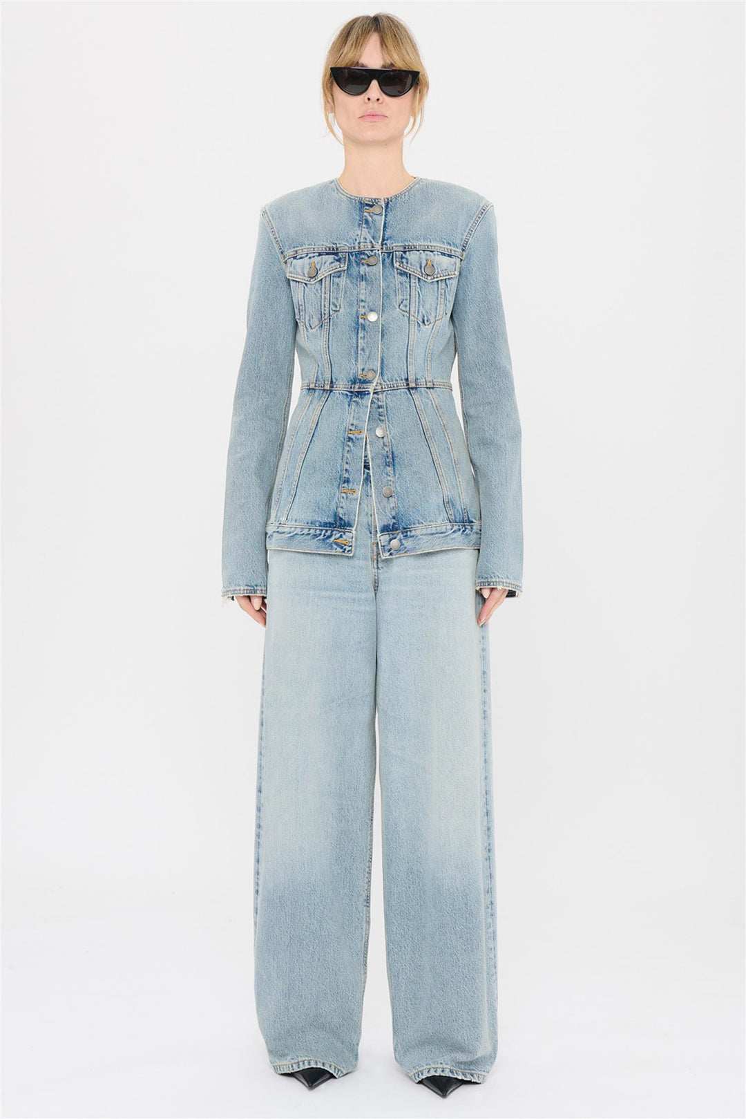 Temple Denim Jacket Authentic Wash