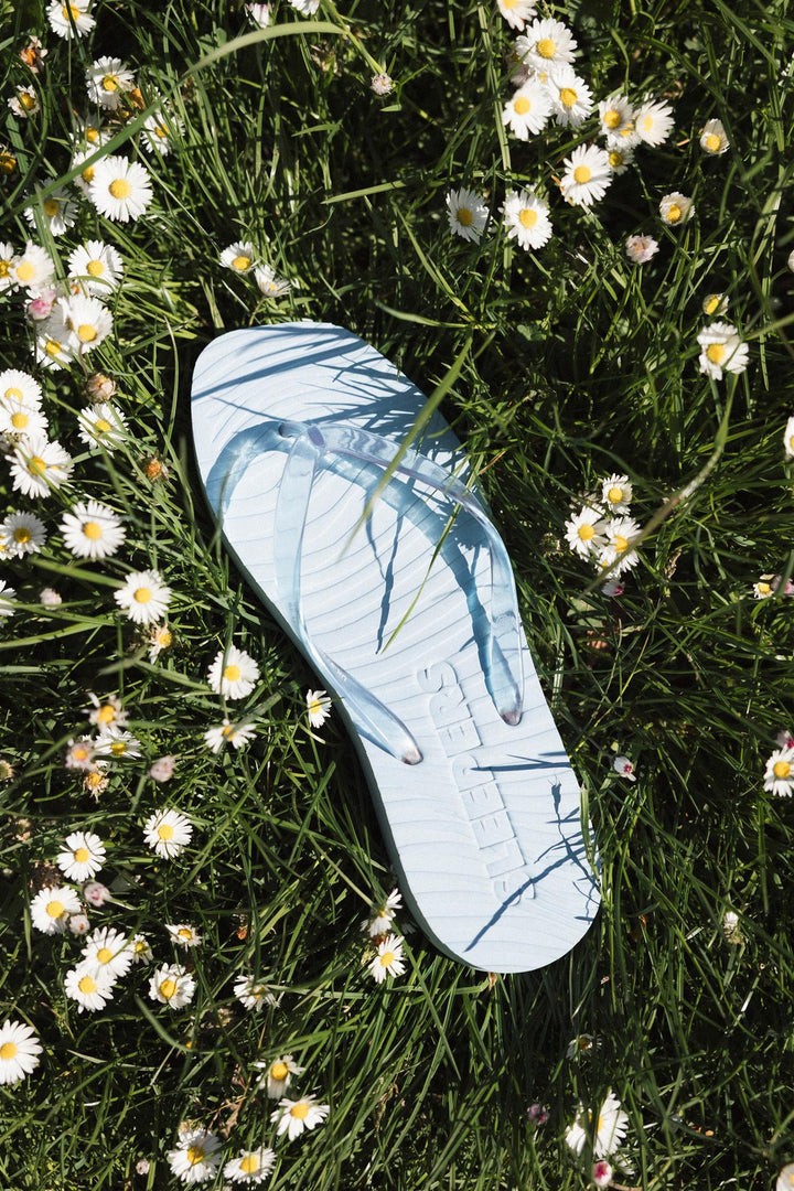 Tapered Platform Transparent Angel Blue