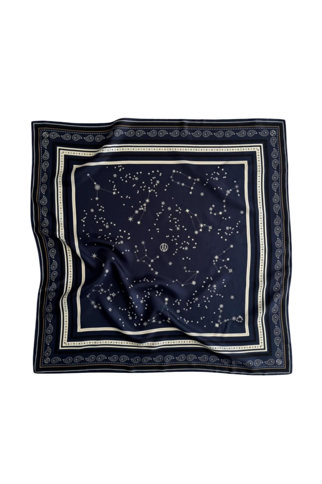 Zodiak Scarf 80 cm. Navy