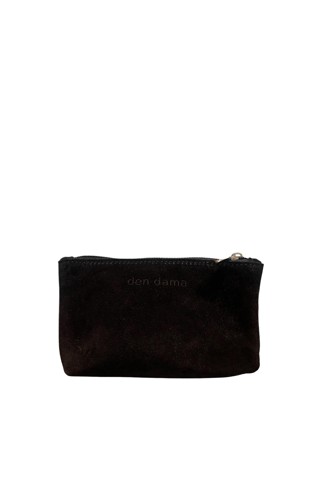 Den Dama Suede Mini Pouch Black