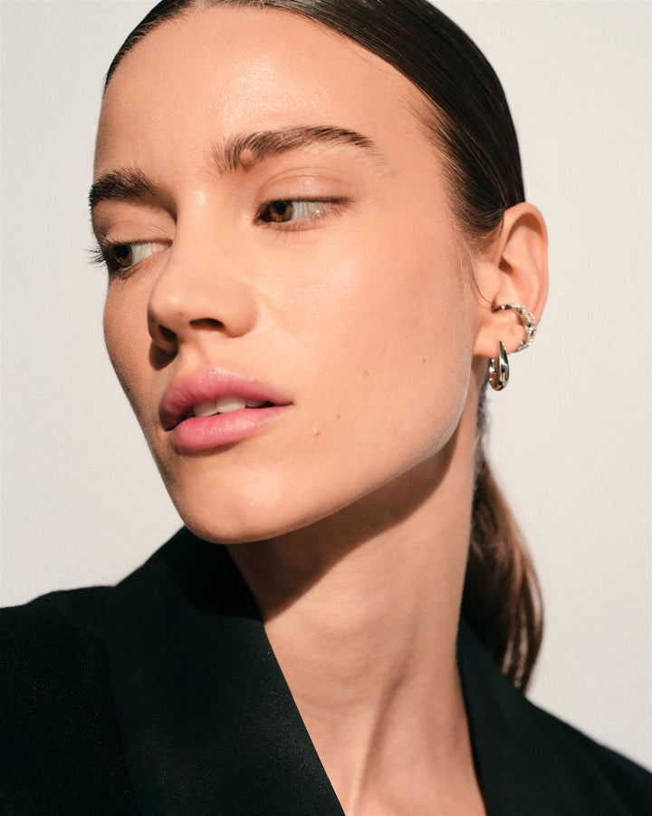 Liz Hoop Silver