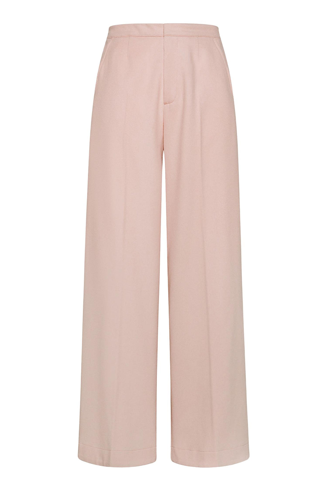 Wool Palazzo Pants Rose