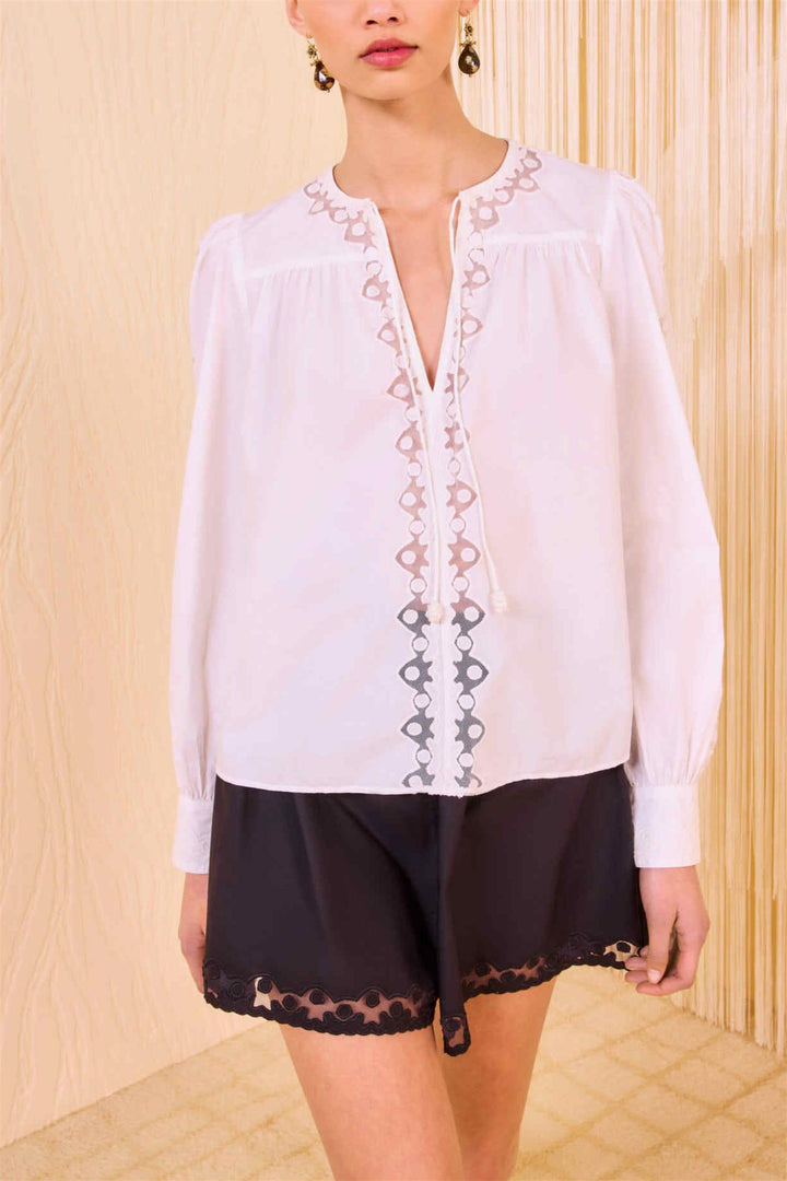 Kady Long Sleeve Blouse Pristine