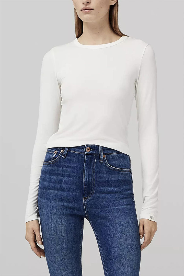 Luca Slim Longsleeve White