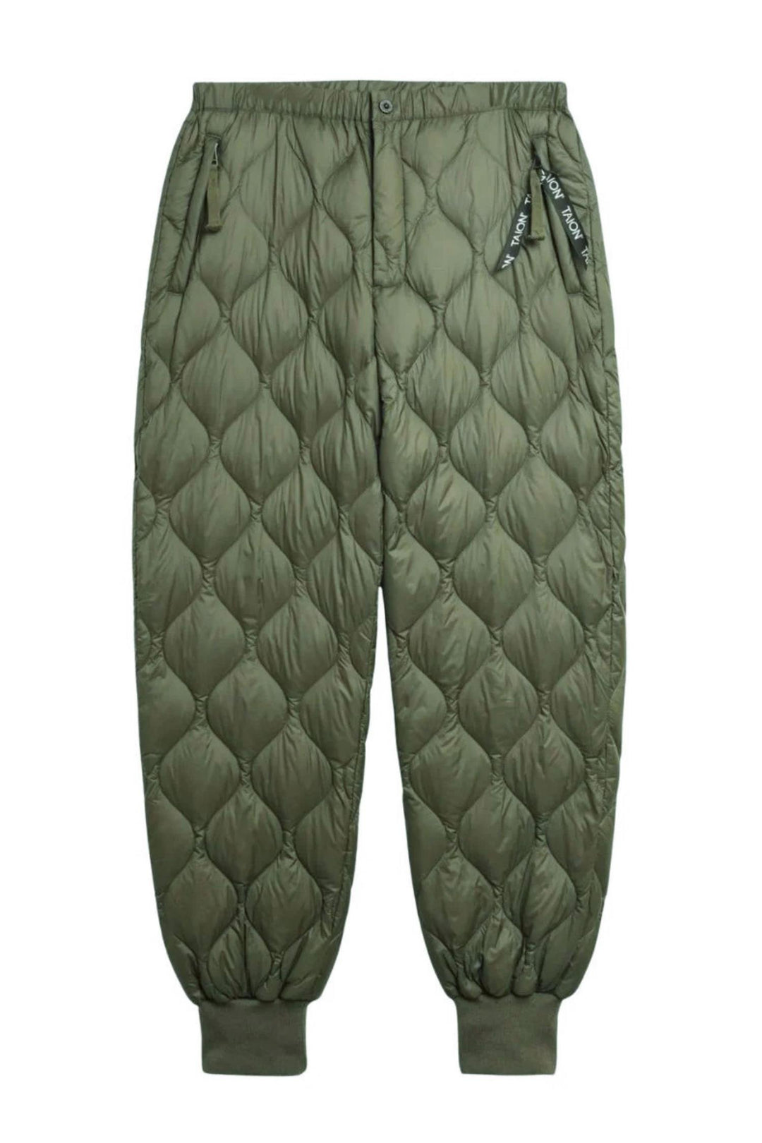Military Down Pants Olive