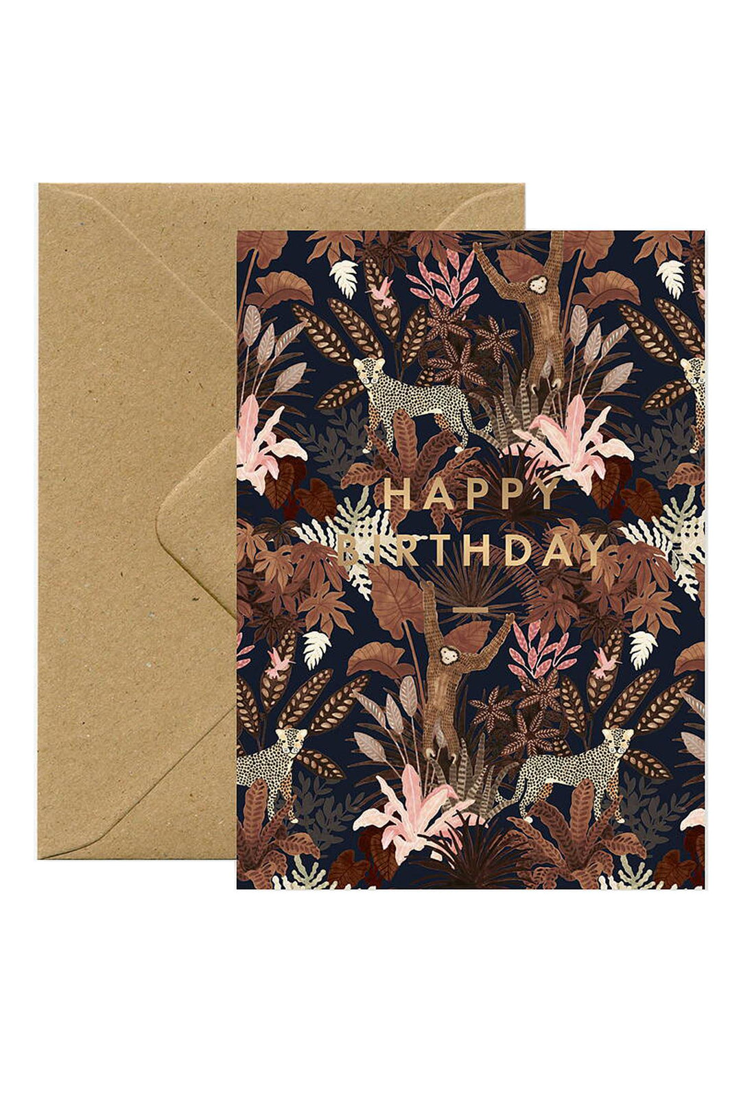 Monkie Birthday Card