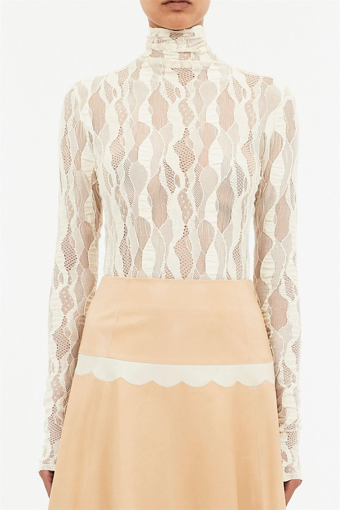 Ulyssa LS Turtleneck Top Cowire