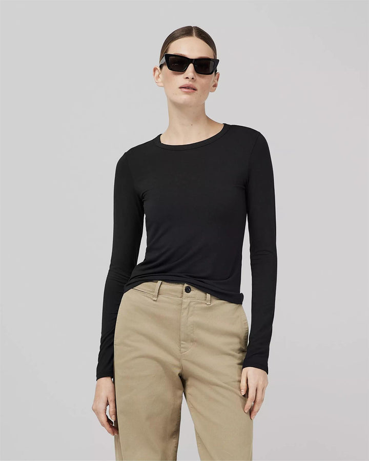 Luca Slim Longsleeve Black