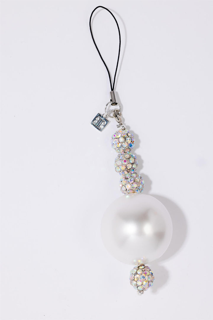 Lunar Phone Charm Silver