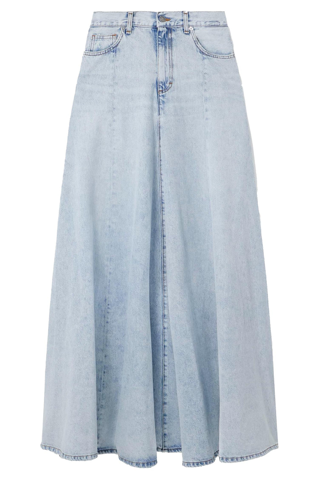 Serenity Denim Maxi Skirt Stromboli Blue