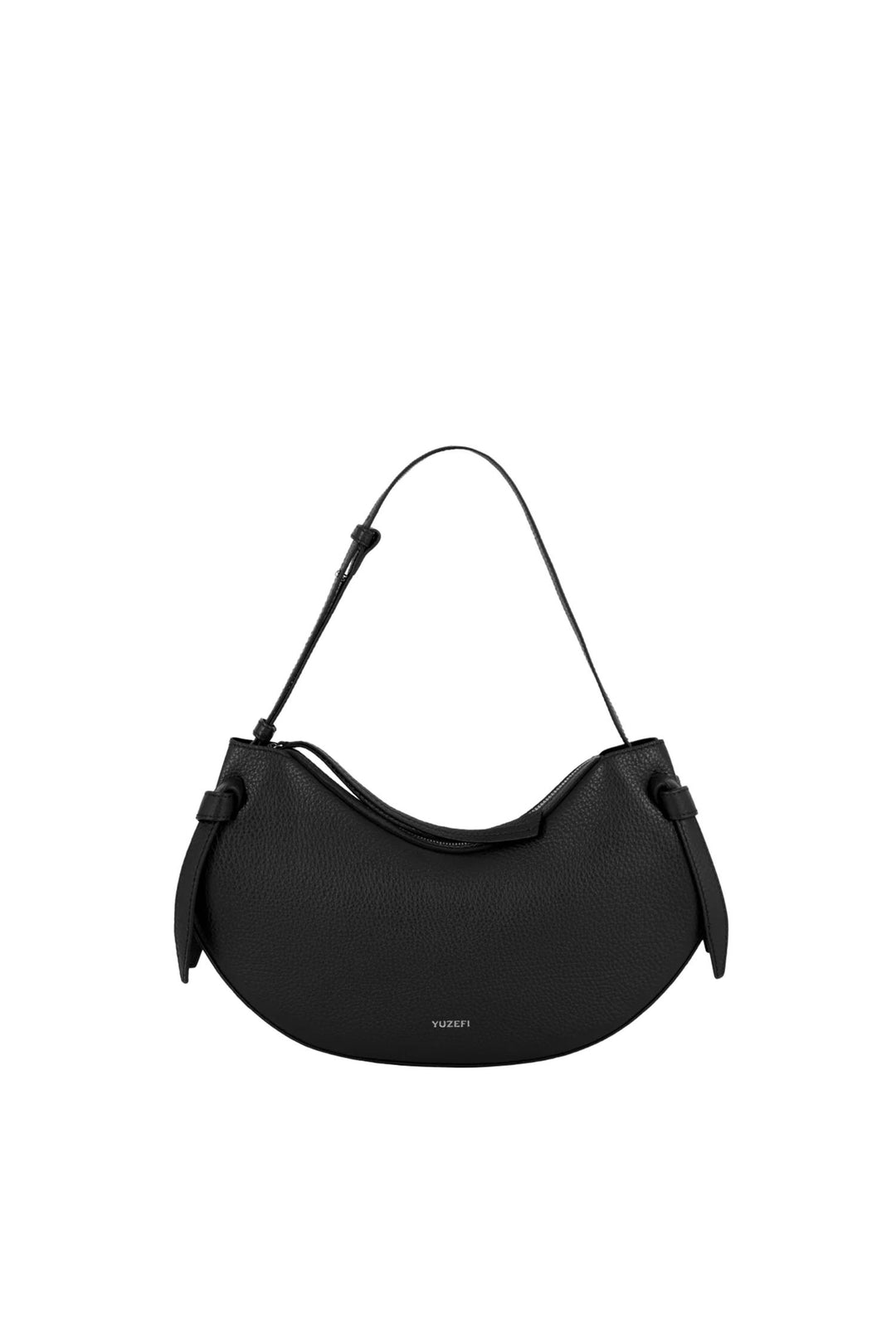 Fortune Cookie Pebble Grain Leather Black