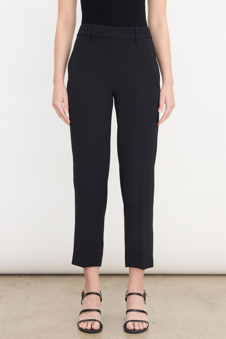 Mid Rise Tapered Pull-On Pant Black