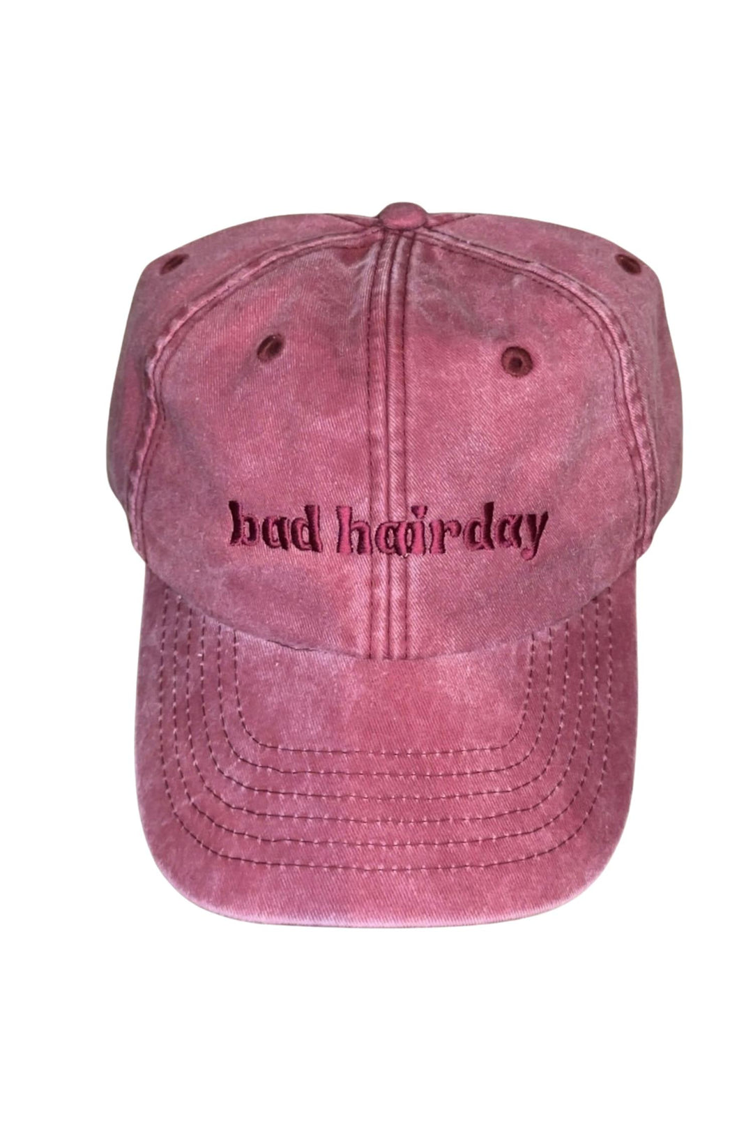 Bad Hairday Cap Vintage Red