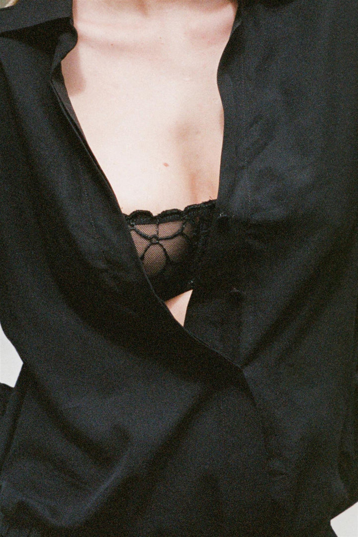 Camille Balcony Bra Black