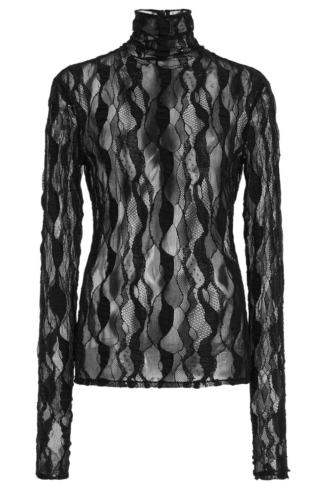 Ulyssa LS Turtleneck Top Noir