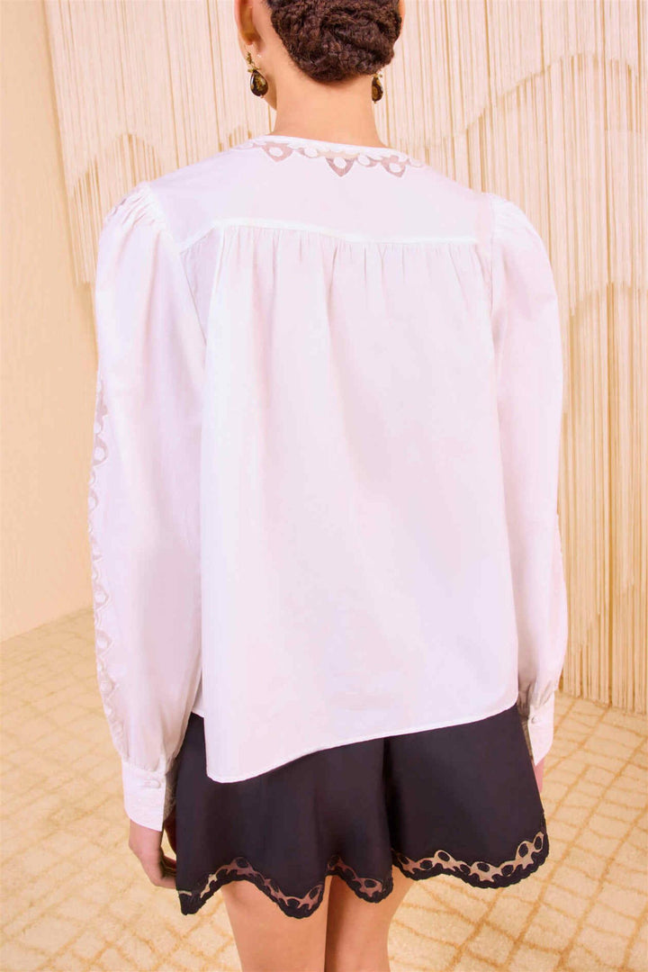 Kady Long Sleeve Blouse Pristine