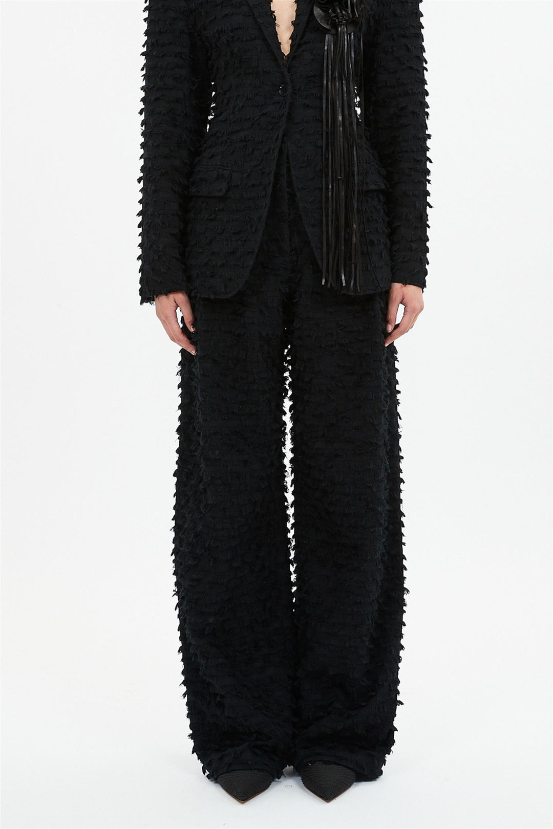 Beatrix Wide Leg Trouser Noir
