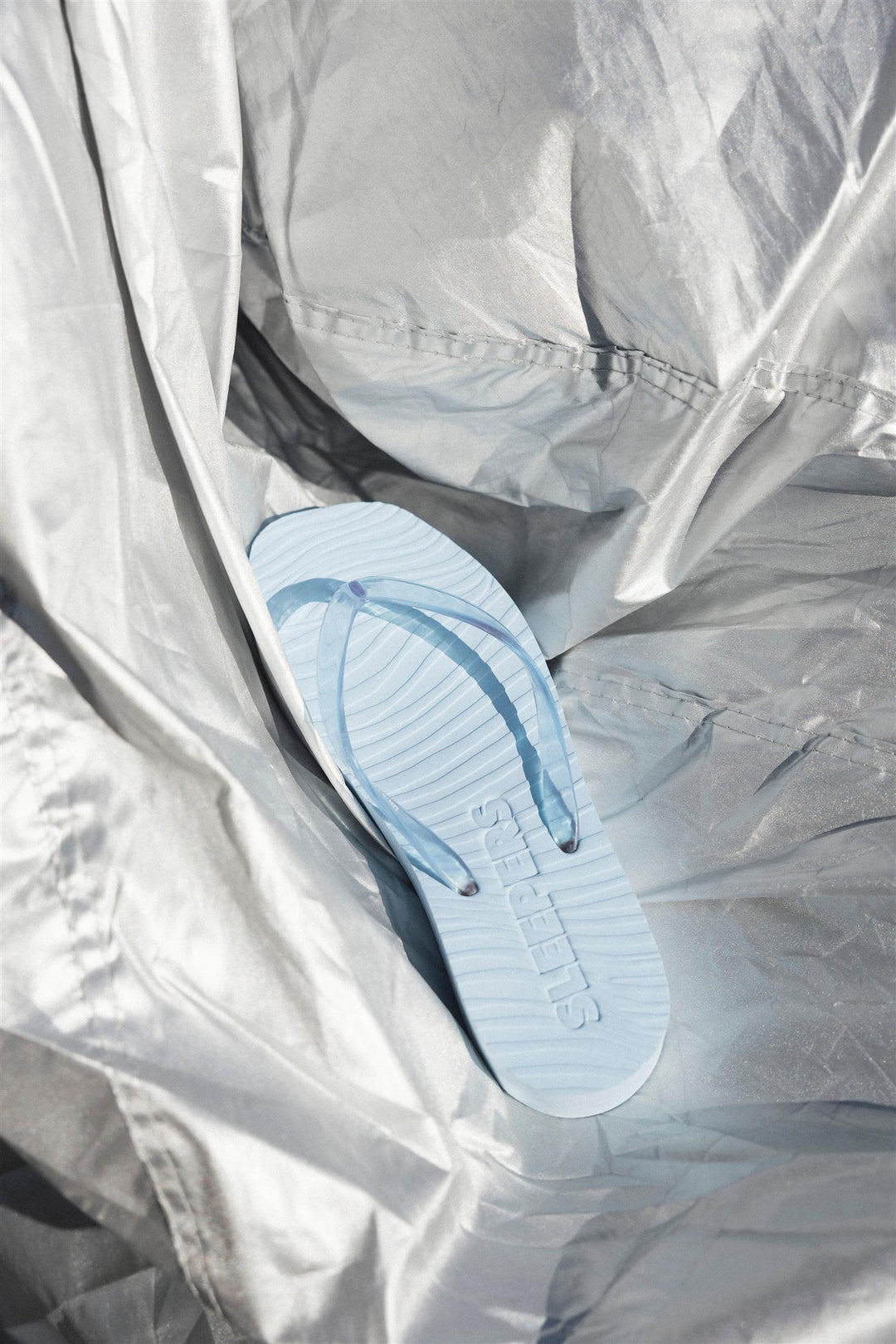 Tapered Platform Transparent Angel Blue