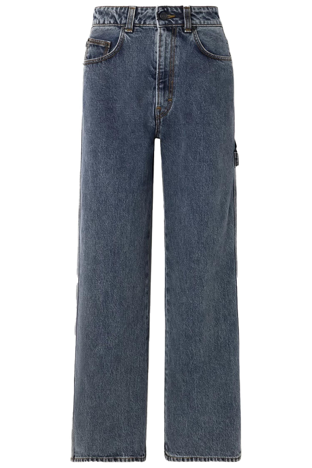 Winona Wide-Leg Carpenter Jeans Blue Wash
