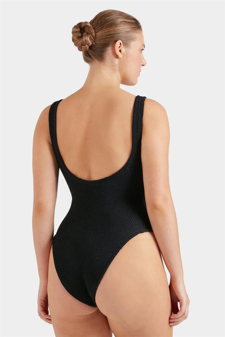 Celine Crinkle Swimsuit Black
