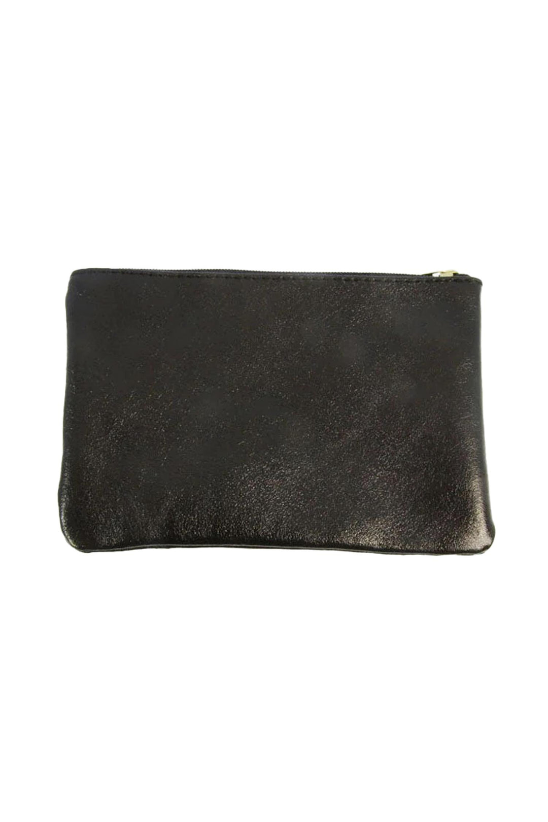 Metallic Pouch Medium Black