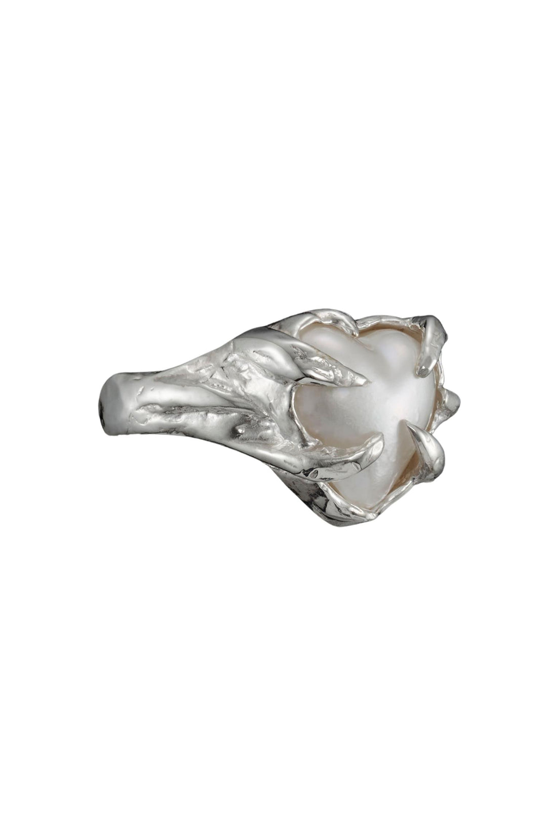 Eight of Wands Ring - Silver - Mabe Pearl
