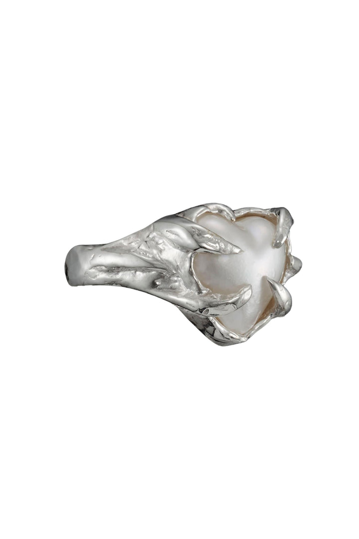 Eight of Wands Ring - Silver - Mabe Pearl