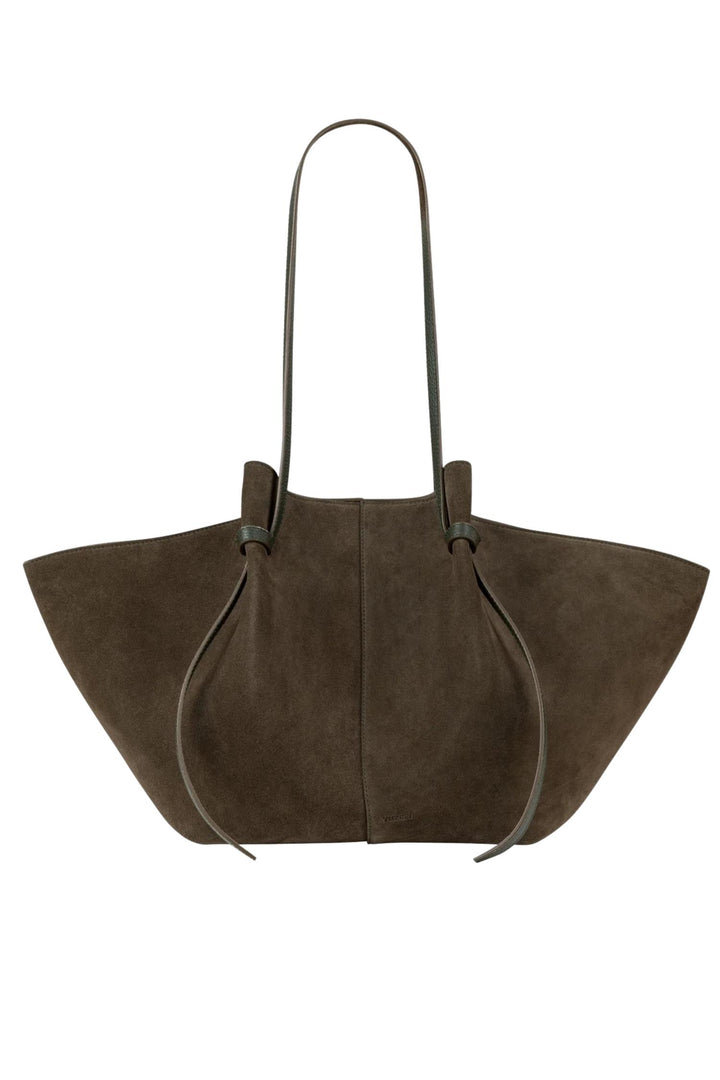 Large Mochi Suede Leather Agave