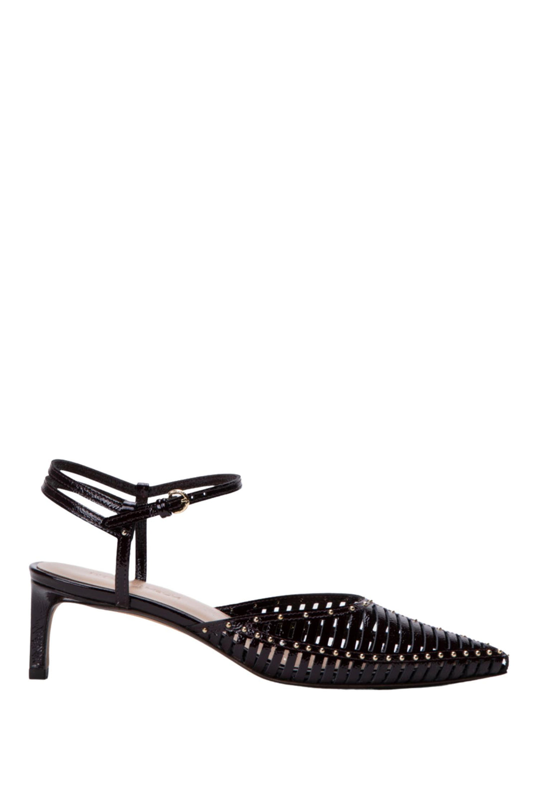 Francine Cage Kitten Heel Burgundy