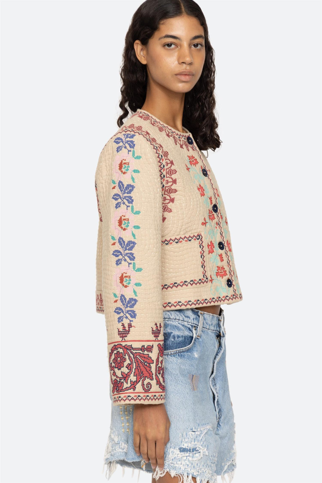 Ramona Embroidery Jacket Multi