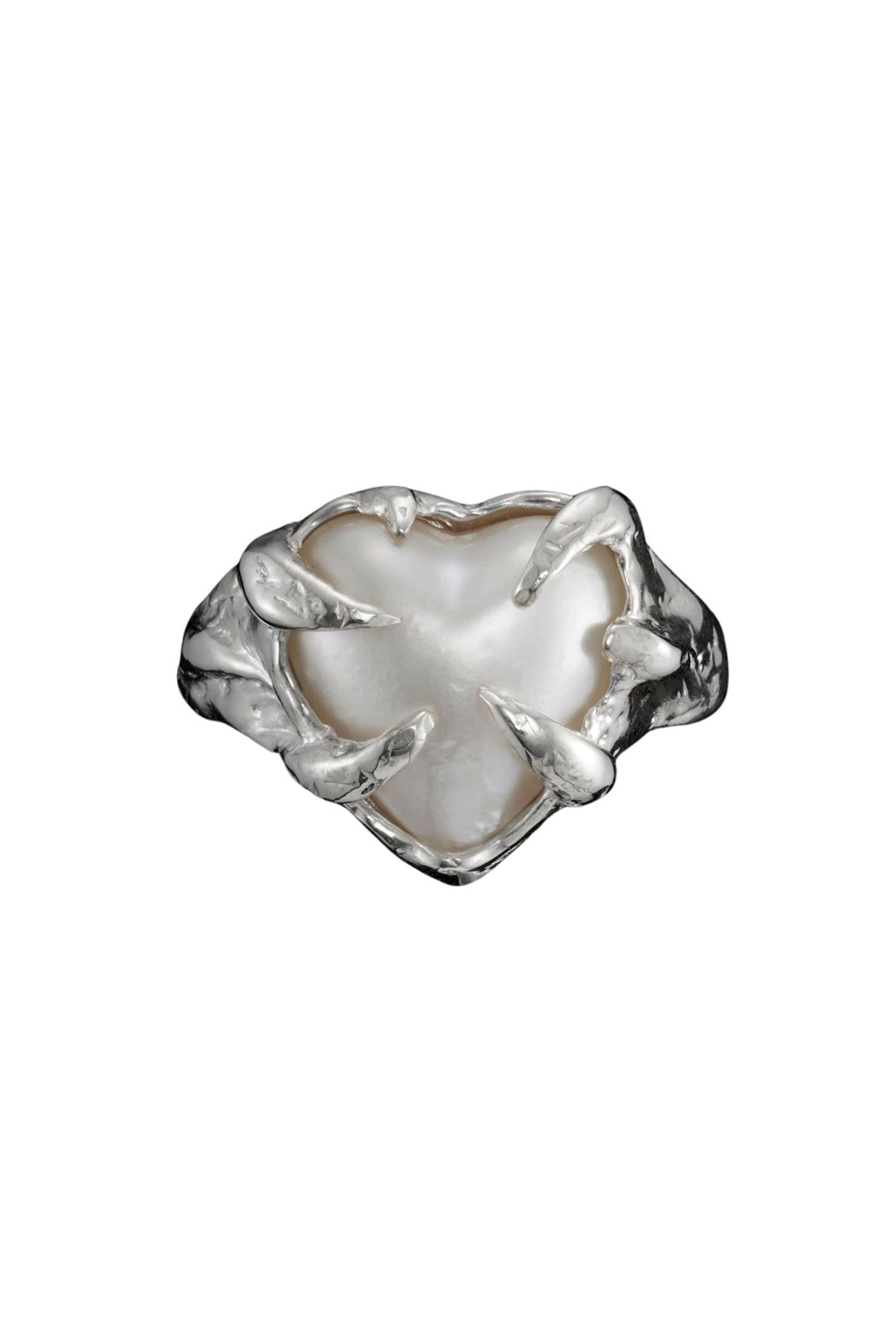 Eight of Wands Ring - Silver - Mabe Pearl