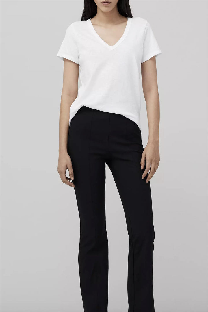 The Slub Vee Bright White