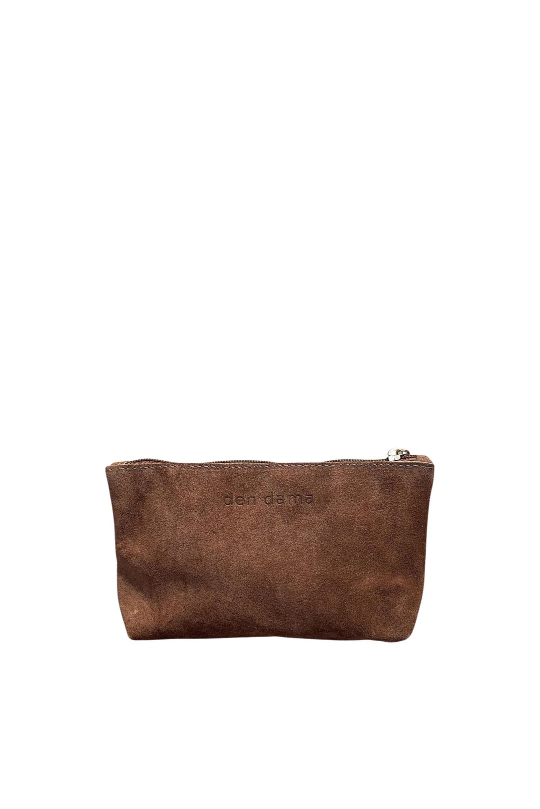 Den Dama Suede Mini Pouch Brown