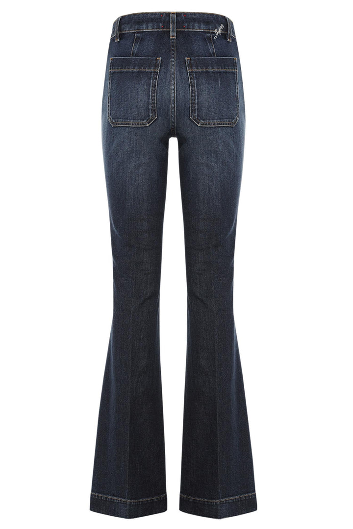 Delphine Flared Jeans Dark Blue Denim