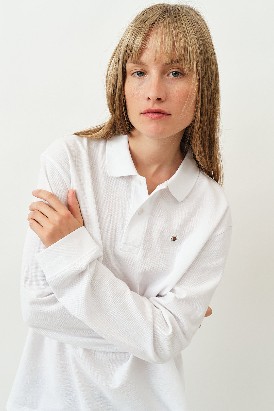 Serena Polo Shirt White