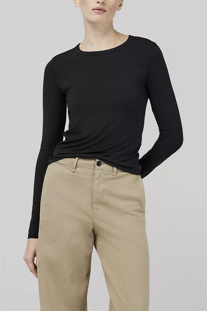 Luca Slim Longsleeve Black