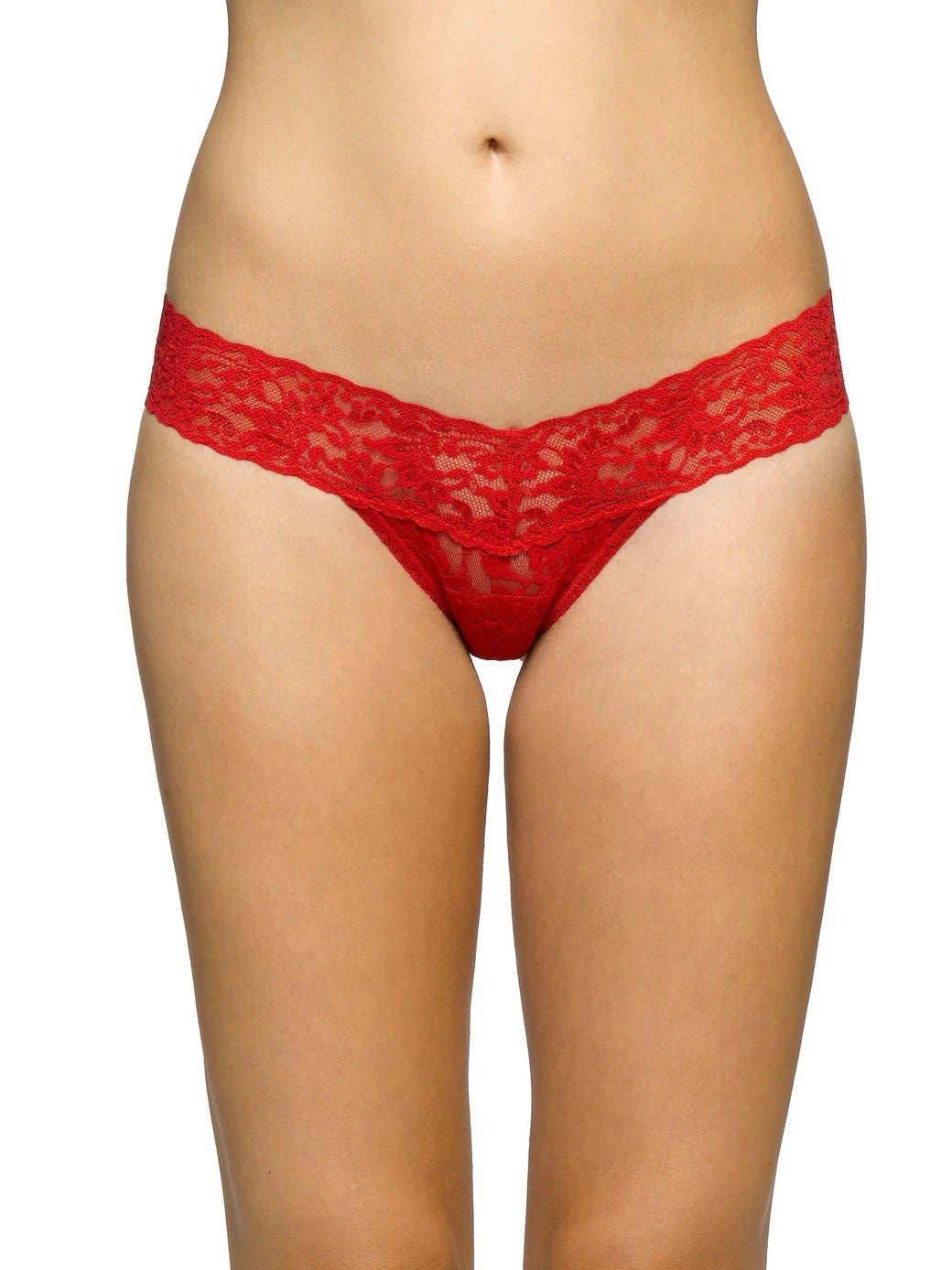 Signature Low Rise Thong Red