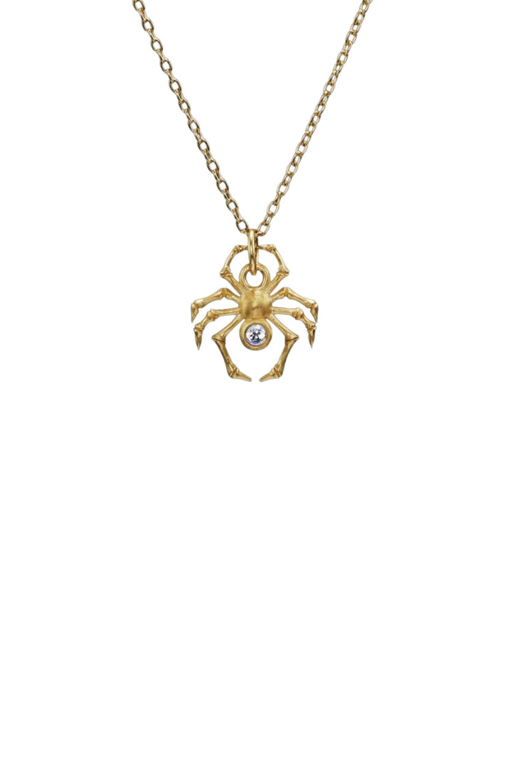 Spider Necklace Gold