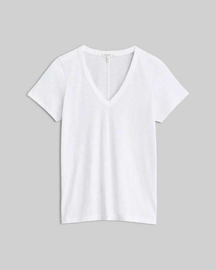 The Slub Vee Bright White