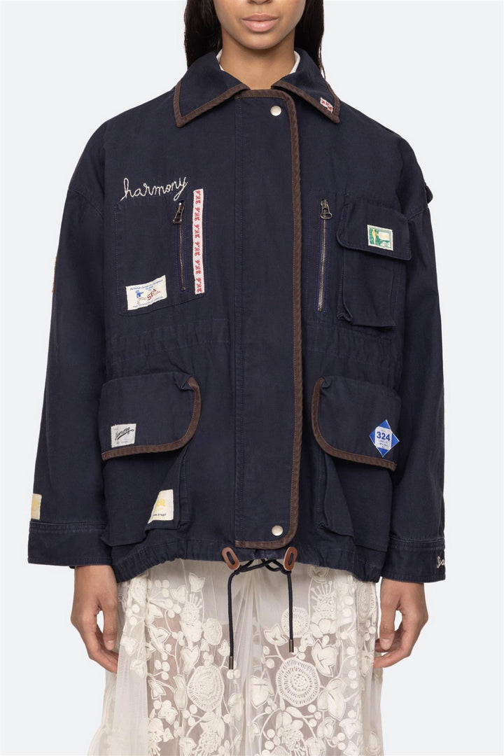 Carolyn Workwear Jacket Navy