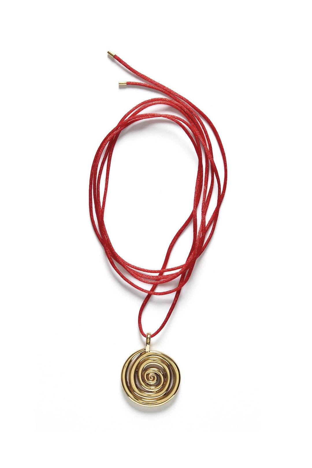 Spiral on a String Bright Red