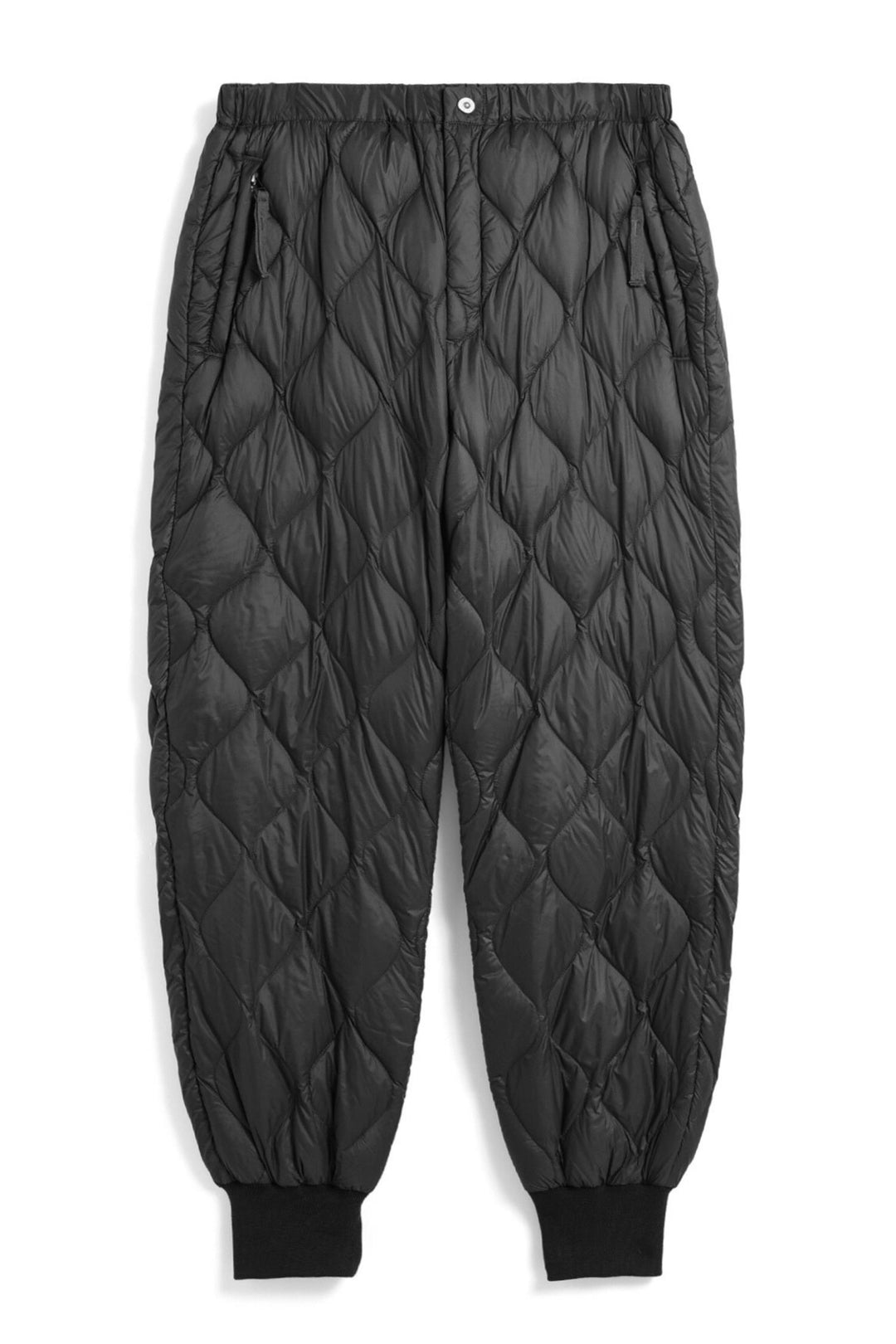 Military Down Pants Black