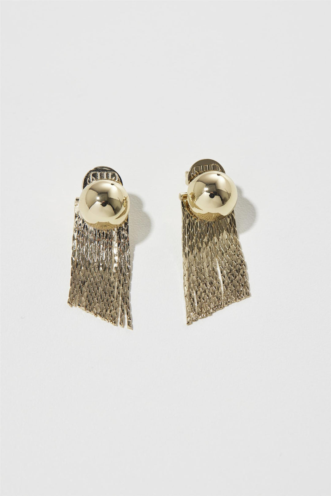 Tiny Medusa Studs Gold