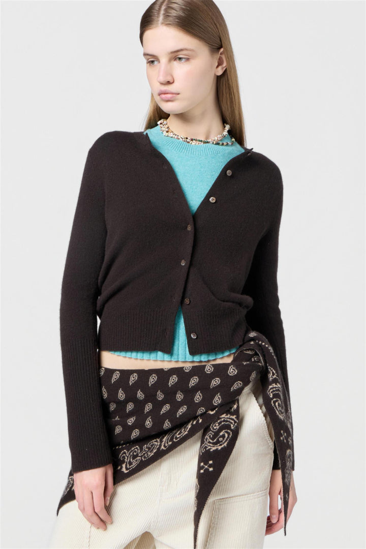 Jane Cardigan Burnt Cocoa