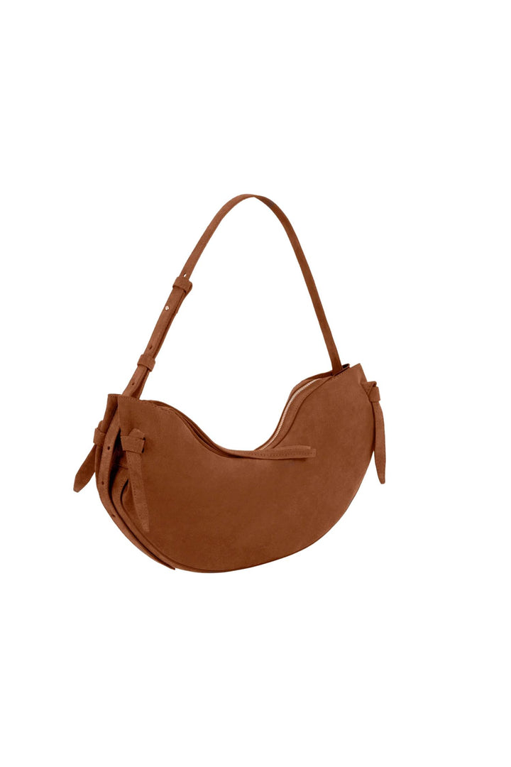 Fortune Cookie Suede Leather Cognac