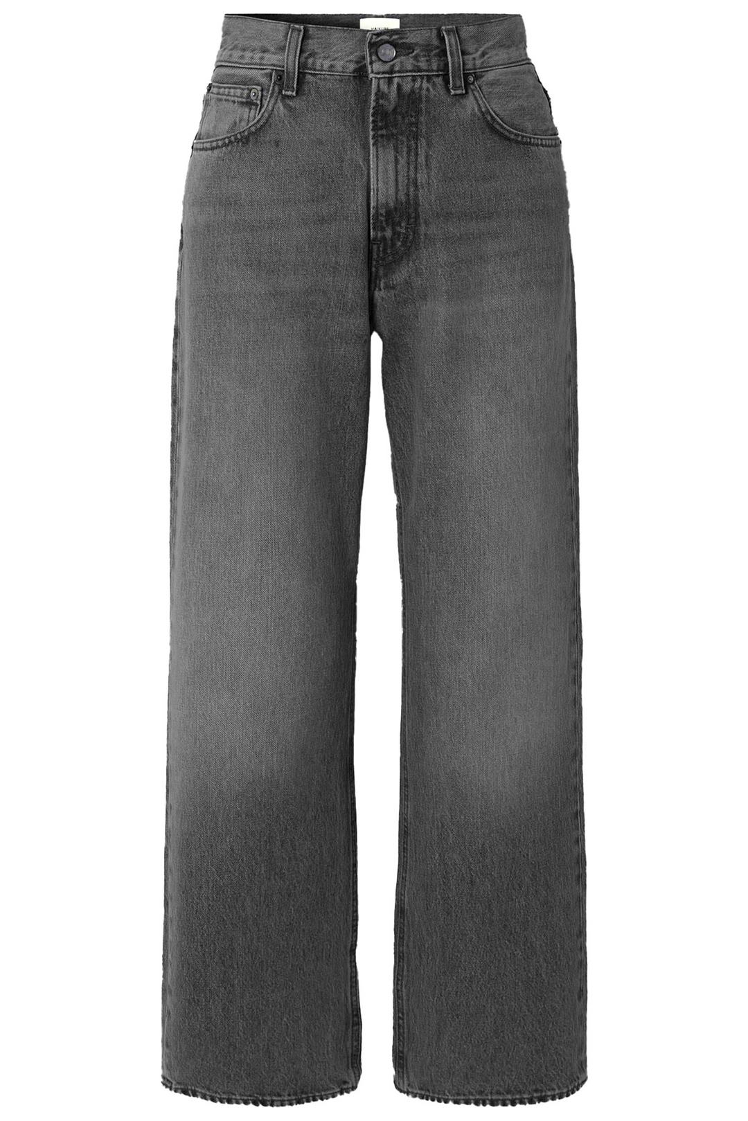 Korea Straight-Leg Jeans Medium Black