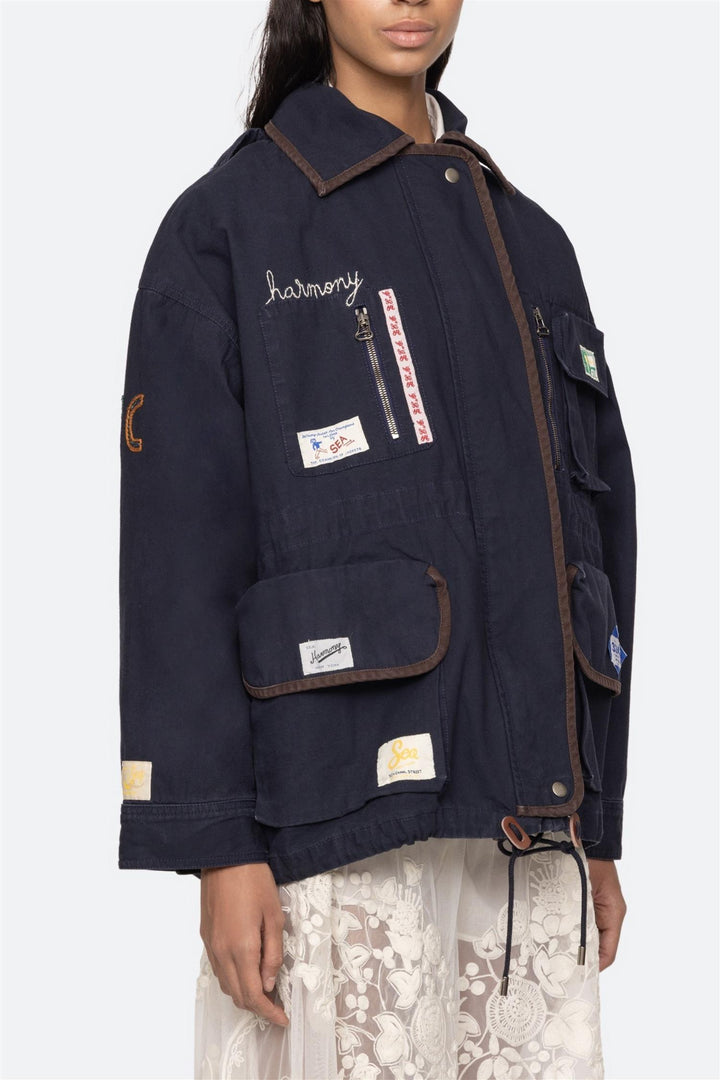 Carolyn Workwear Jacket Navy