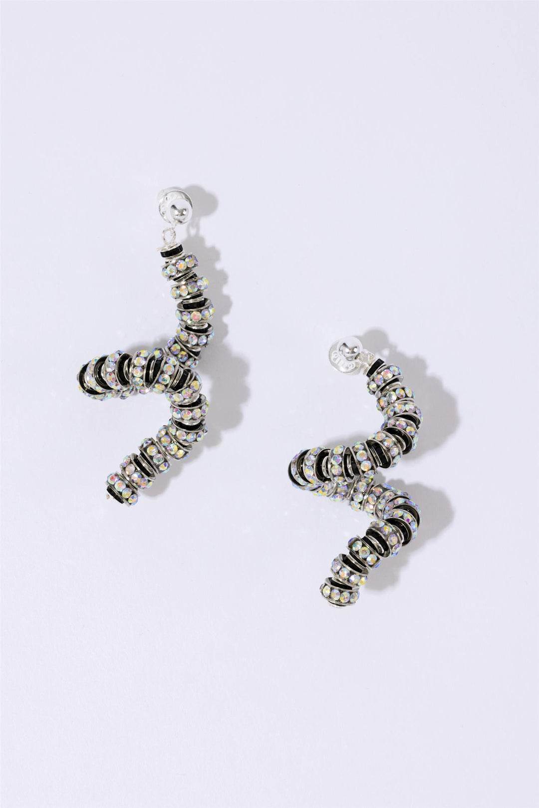 Viper Earrings Zebra