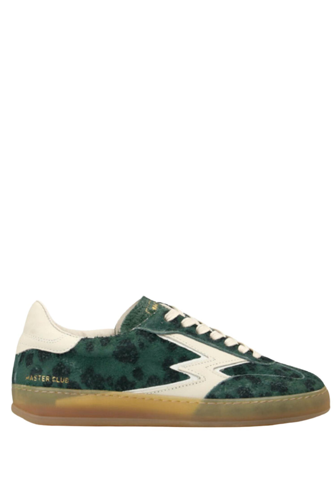 Master Club Deluxe Green Leopard Scratched Suede