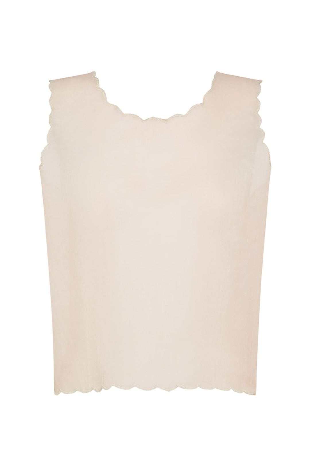 'Memoires d'Enfance" Embroidery Top Rose